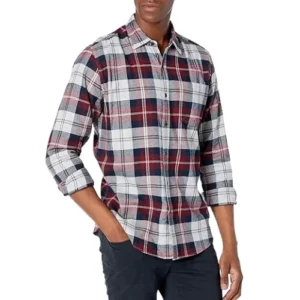 Men's Long-Sleeve Flannel Shirt – Final Color Options