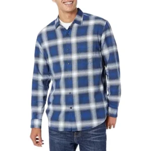Men's Flannel Button-Up Shirt – Clearance Colors